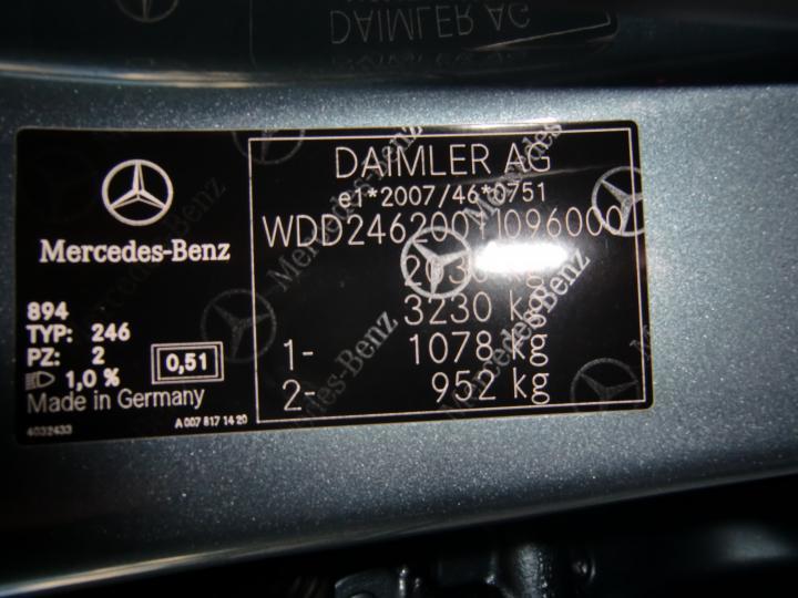 Disponible Mercedes Clase B - Automoción oción del Oeste - Concensionario Mercedes Benz Badajoz