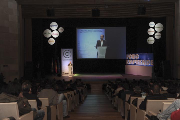 Gobex Inauguración Foro Emprende 2012 Gobierno de Extremadura. Inauguración del Foro Emprende 2012