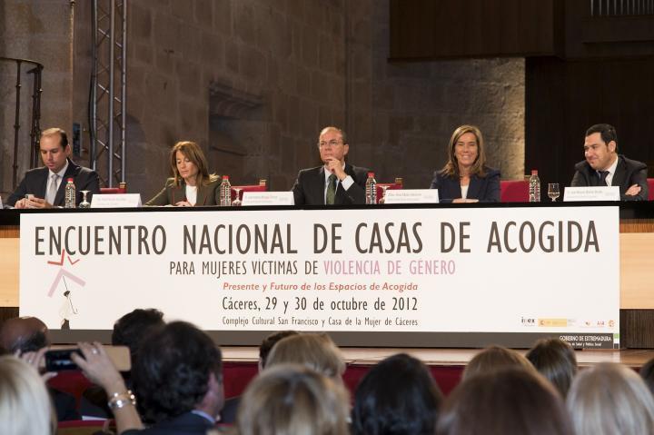 Gobex Encuentro N. de Casas de Acogida Gobierno de Extremadura. Inauguración del Encuentro Nacional de Casas de Acogida.
