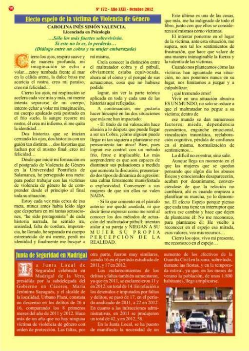 Revista La Vera nº 172 - Octubre 2012 Revista La Vera nº 172 - Octubre 2012