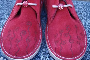 Botas pisacacas botas serraje rojo normal 3 2
