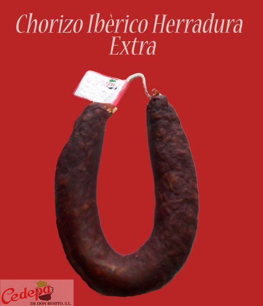Productos cedepa Chorizo Ibérico Extra Herradura