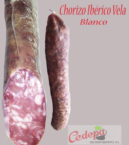 Productos cedepa Chorizo Ibérico Vela Blanco
