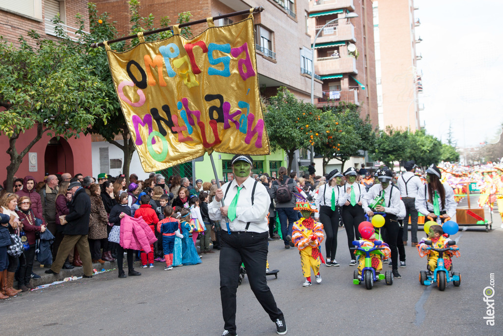 Comparsa comparsa Montihuakan desfile Badajoz 2016