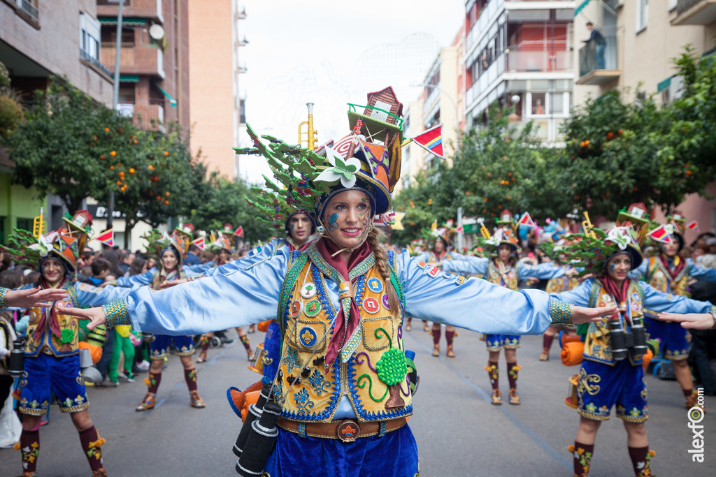 comparsa Bacumba desfile de comparsas carnaval de Badajoz 9
