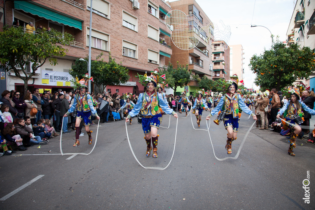 comparsa Bacumba desfile de comparsas carnaval de Badajoz 10