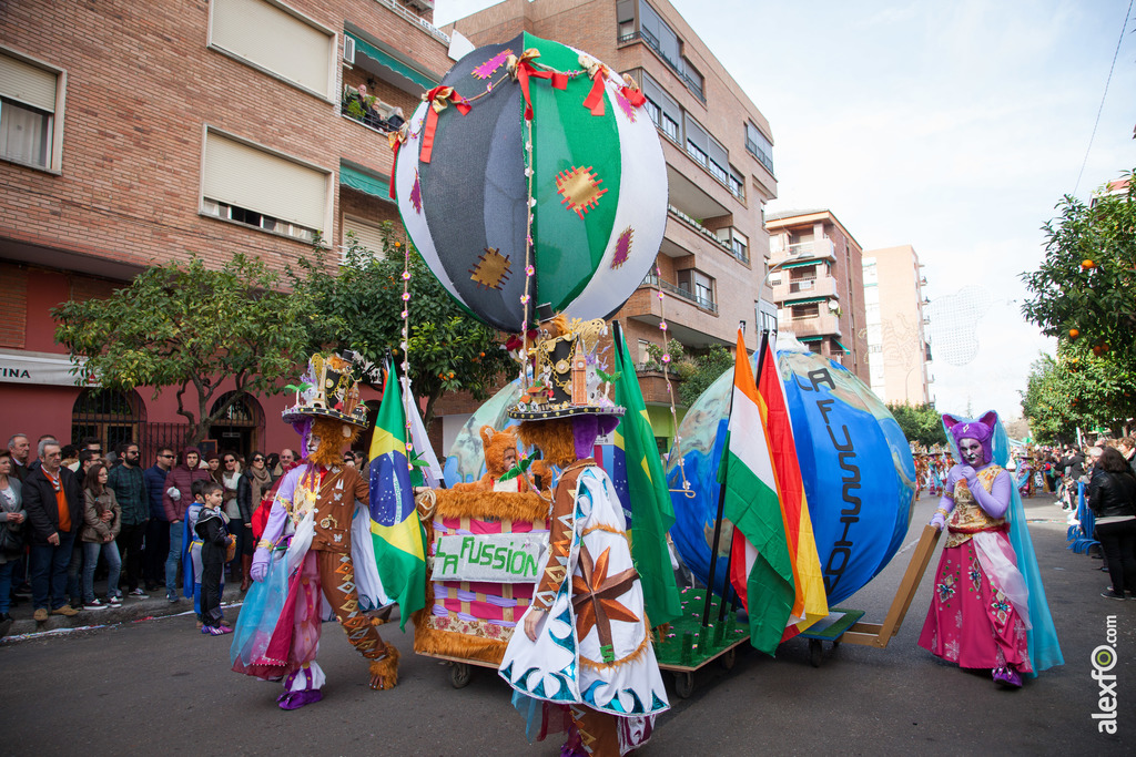 comparsa La Fussion desfile de comparsas carnaval de Badajoz 4