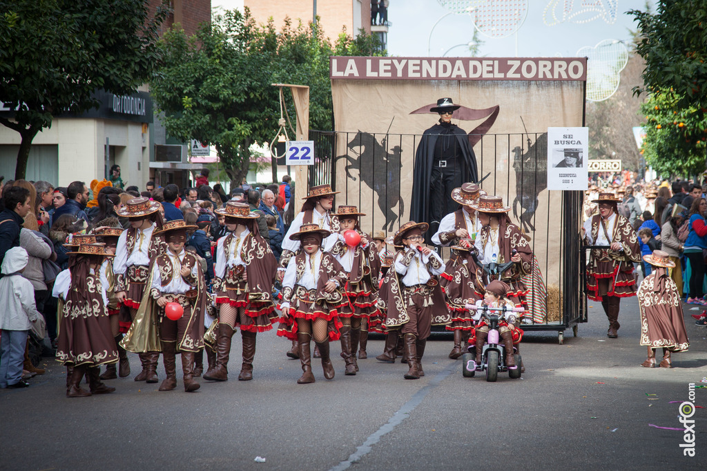 comparsa Los Pirulfos desfile de comparsas carnaval de Badajoz
