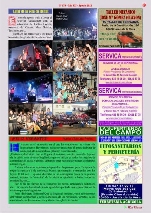 Revista La Vera nº 170 - Agosto 2012 1e317_eee9