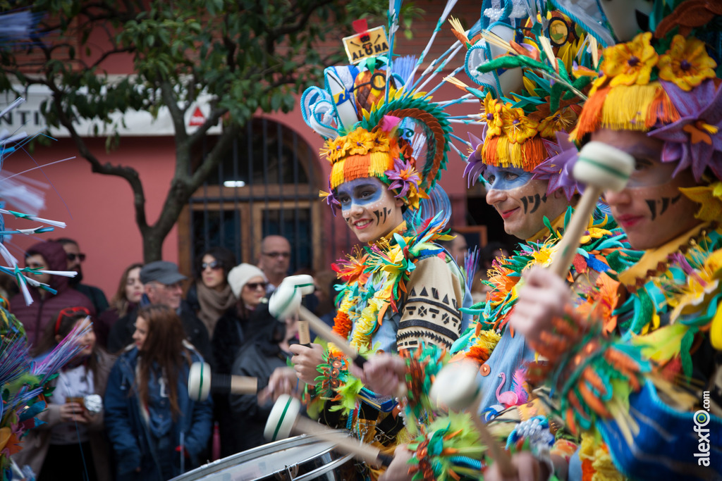 comparsa Wailuku Aloha. 25 Aniversario desfile de comparsas carnaval de Badajoz 21