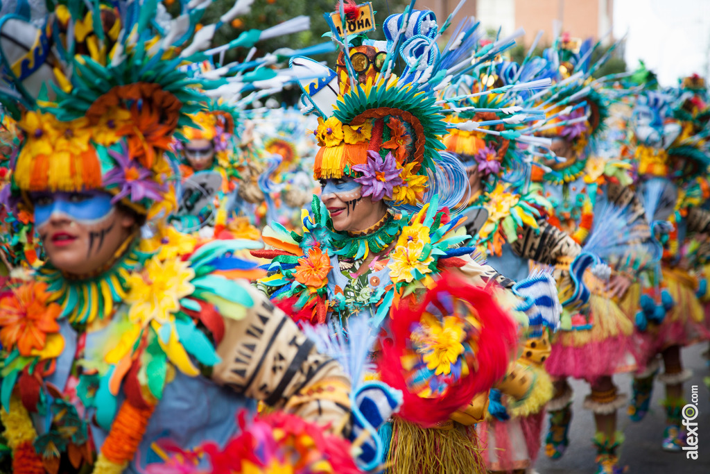 comparsa Wailuku Aloha. 25 Aniversario desfile de comparsas carnaval de Badajoz 9
