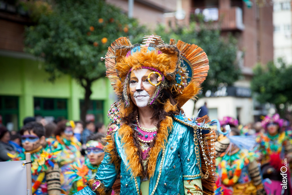 comparsa Wailuku Aloha. 25 Aniversario desfile de comparsas carnaval de Badajoz 2