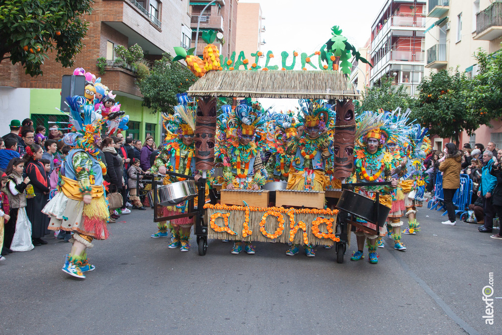 comparsa Wailuku Aloha. 25 Aniversario desfile de comparsas carnaval de Badajoz 11