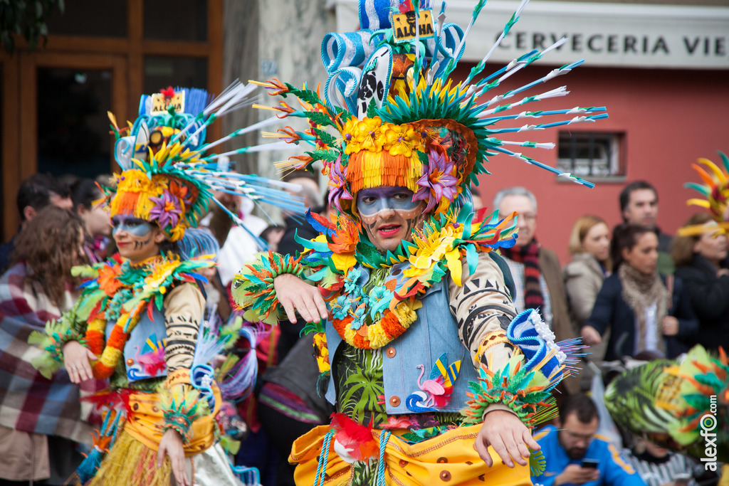 comparsa Wailuku Aloha. 25 Aniversario desfile de comparsas carnaval de Badajoz 7