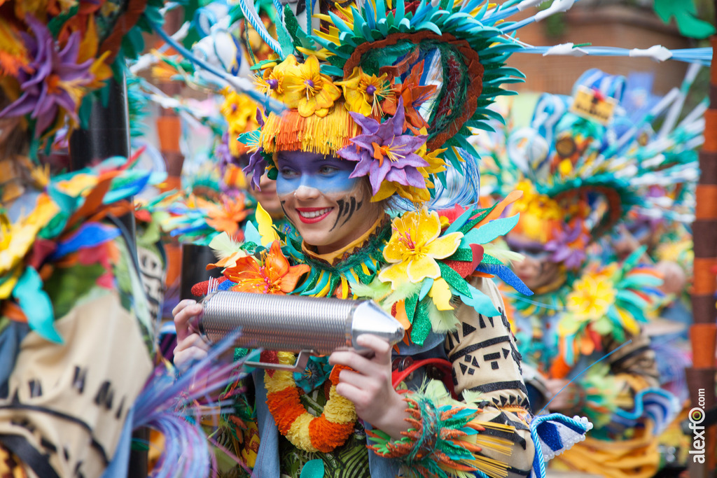 comparsa Wailuku Aloha. 25 Aniversario desfile de comparsas carnaval de Badajoz 17