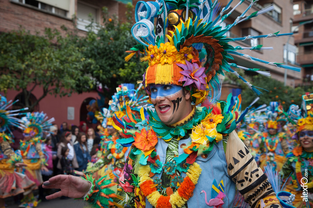 comparsa Wailuku Aloha. 25 Aniversario desfile de comparsas carnaval de Badajoz 6