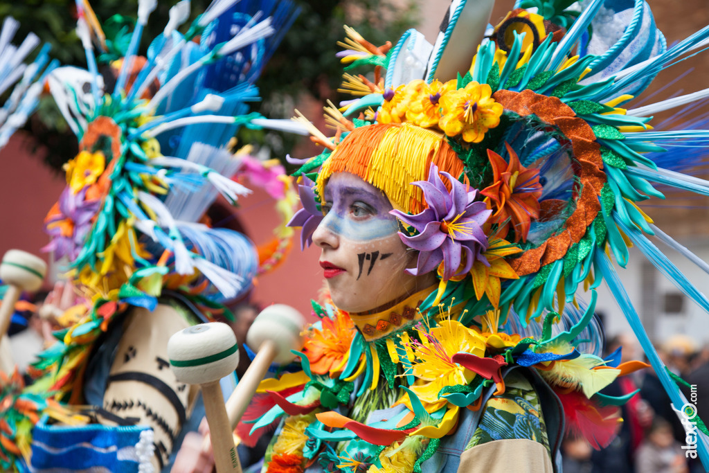 comparsa Wailuku Aloha. 25 Aniversario desfile de comparsas carnaval de Badajoz 20
