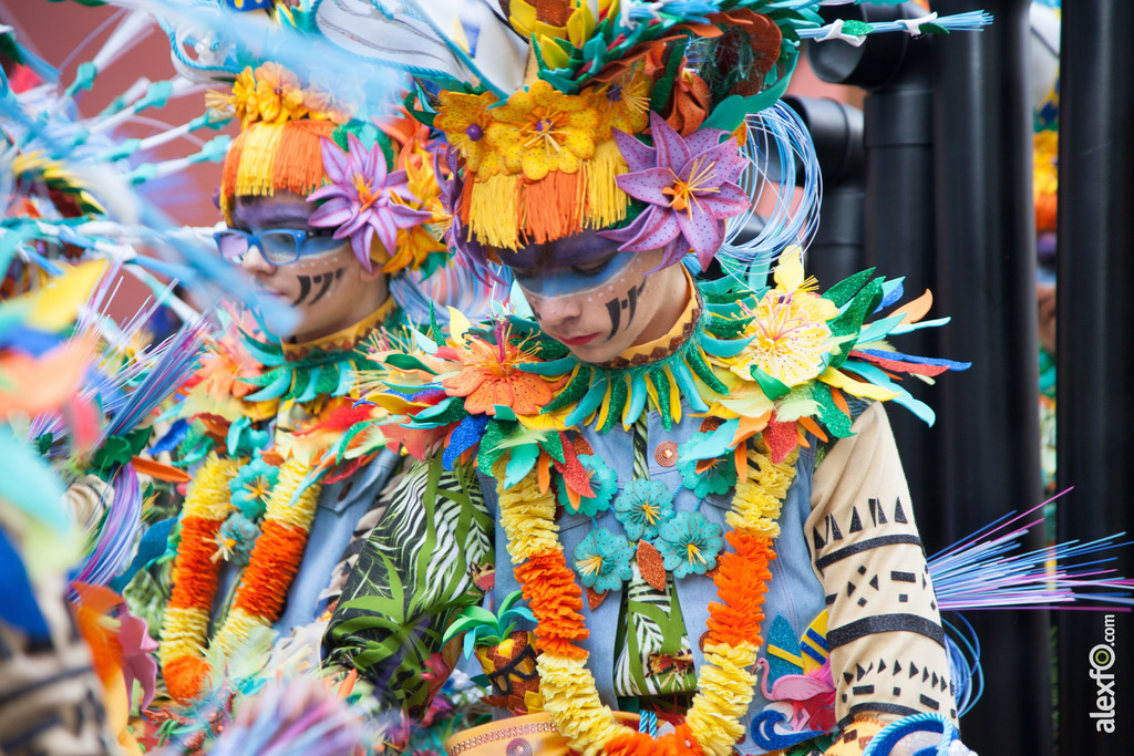 comparsa Wailuku Aloha. 25 Aniversario desfile de comparsas carnaval de Badajoz 16