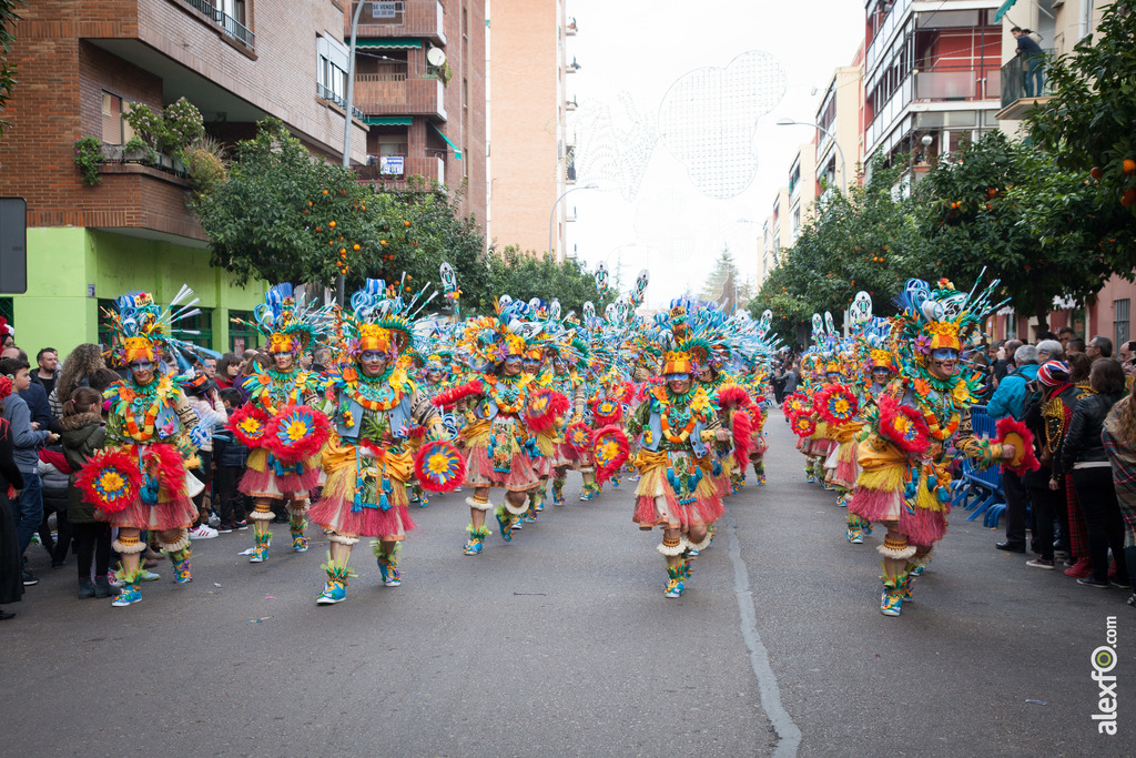 comparsa Wailuku Aloha. 25 Aniversario desfile de comparsas carnaval de Badajoz 5