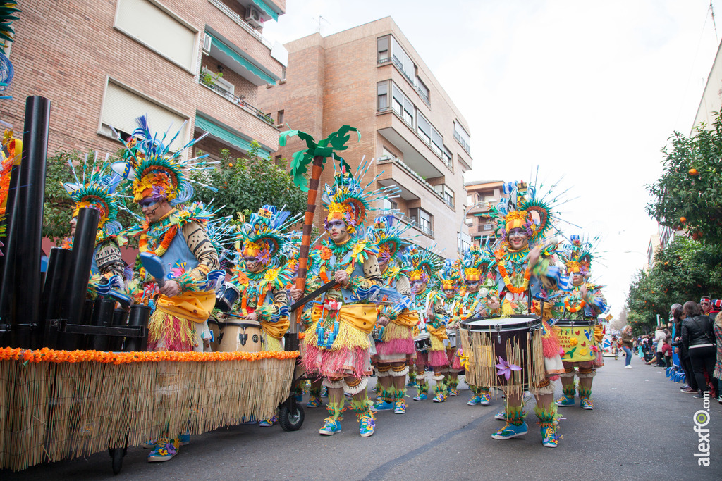 comparsa Wailuku Aloha. 25 Aniversario desfile de comparsas carnaval de Badajoz 19