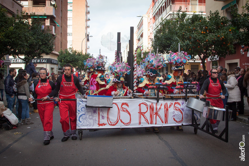 comparsa comparsa Los Riki's desfile de comparsas carnaval de Badajoz 11