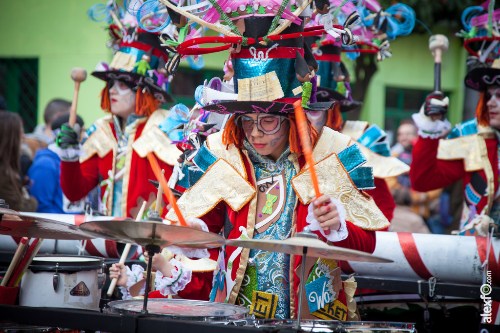 comparsa comparsa Los Riki's desfile de comparsas carnaval de Badajoz 16