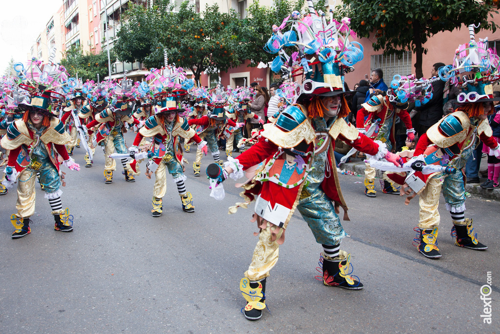 comparsa comparsa Los Riki's desfile de comparsas carnaval de Badajoz 7