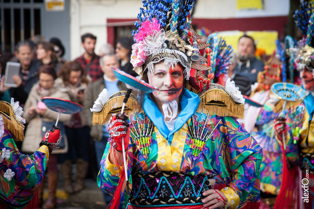 comparsa comparsa Los Soletes de Mulan vamos y como Chinos Trabajamos desfile de comparsas carnaval de Badajoz 9