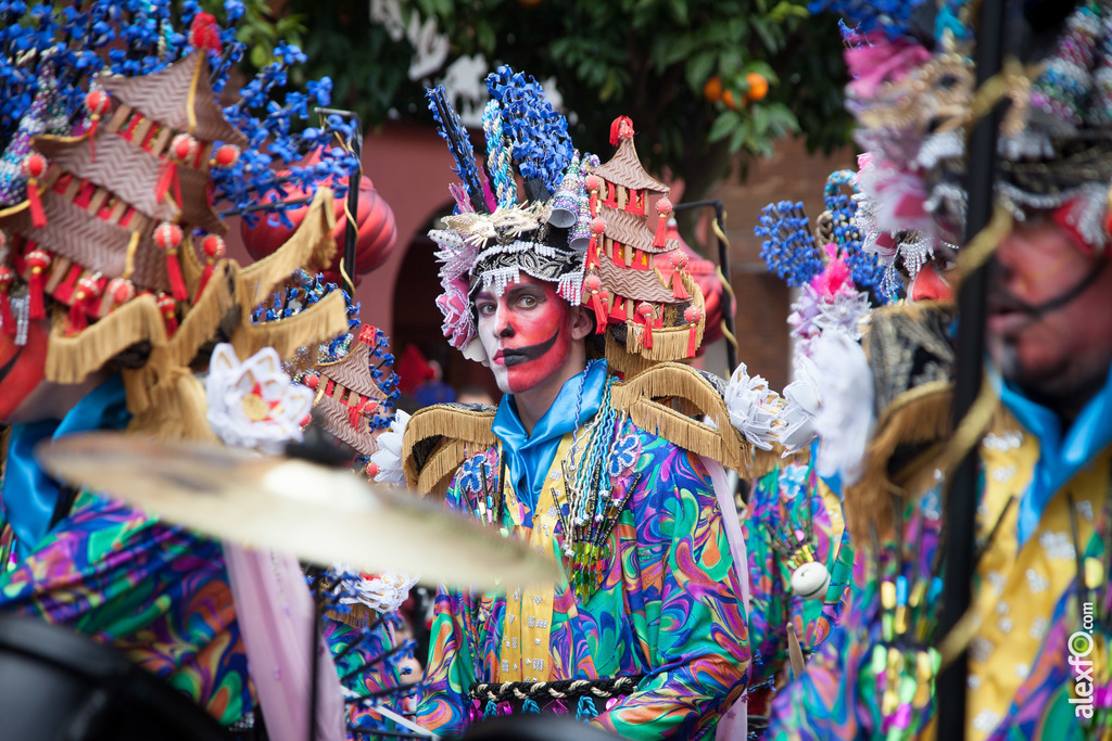 comparsa comparsa Los Soletes de Mulan vamos y como Chinos Trabajamos desfile de comparsas carnaval de Badajoz 12