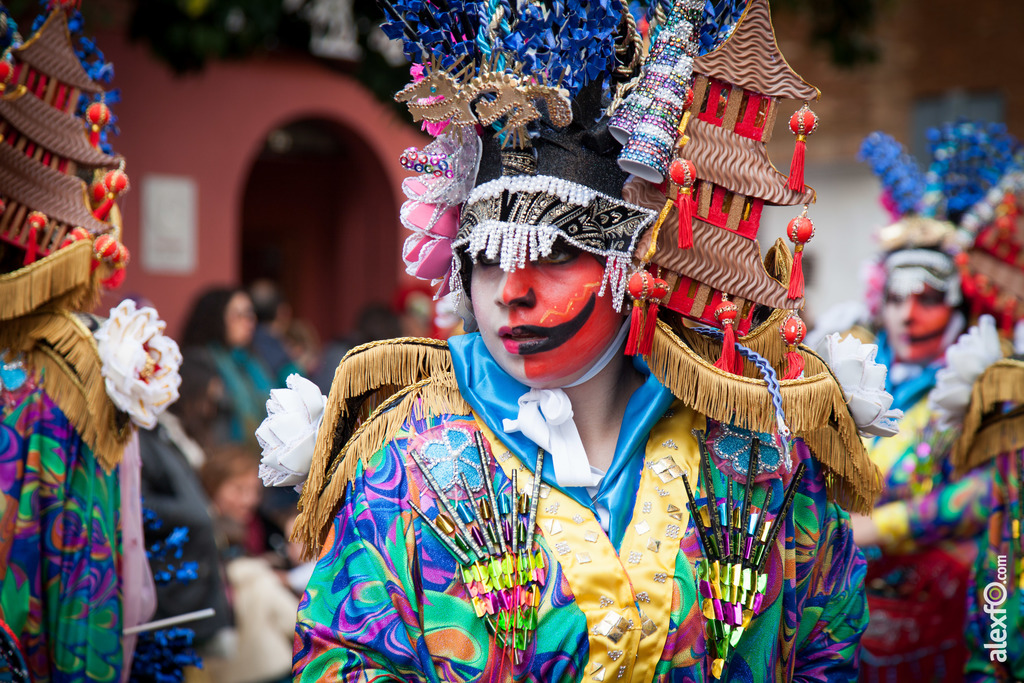 comparsa comparsa Los Soletes de Mulan vamos y como Chinos Trabajamos desfile de comparsas carnaval de Badajoz 7