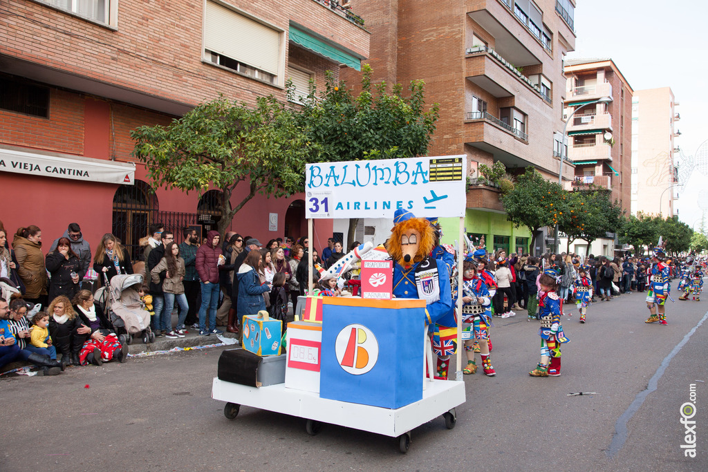 comparsa comparsa Balumba Airlines desfile de comparsas carnaval de Badajoz