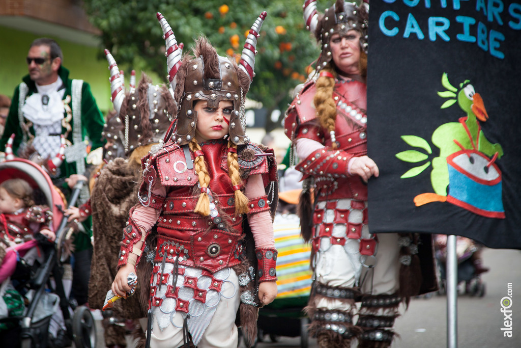 comparsa Caribe, The Vikings Legends desfile de comparsas carnaval de Badajoz