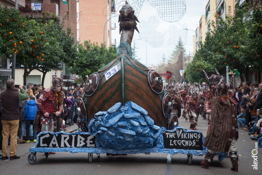 comparsa Caribe, The Vikings Legends desfile de comparsas carnaval de Badajoz 3