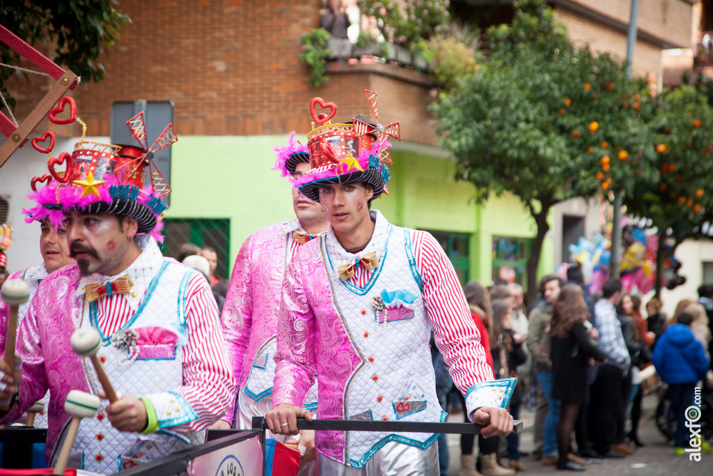 comparsa Los Colegas desfile de comparsas carnaval de Badajoz 14
