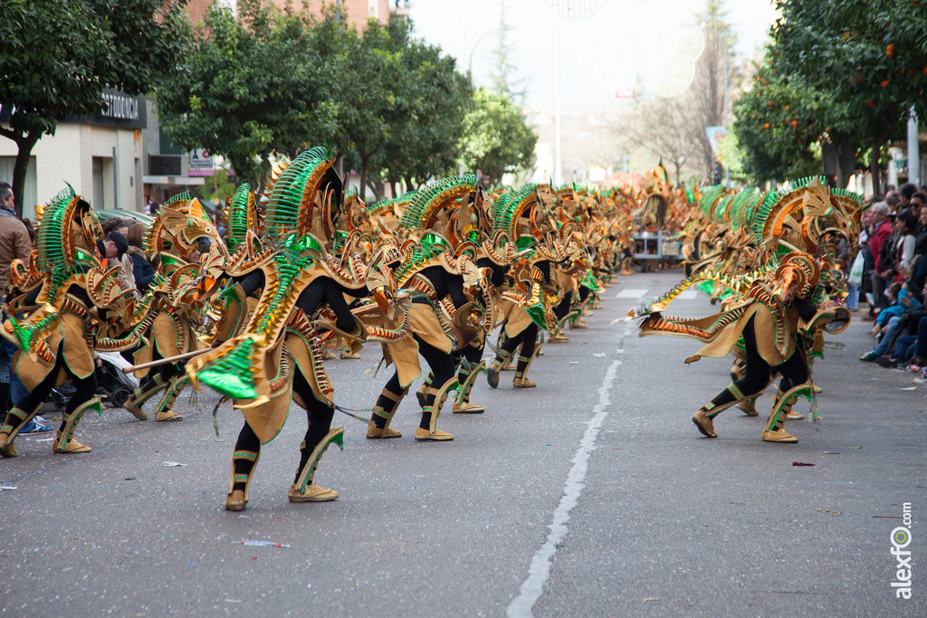 comparsa Atahualpa desfile de comparsas carnaval de Badajoz 4
