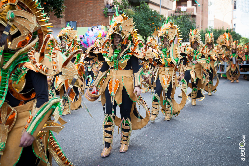 comparsa Atahualpa desfile de comparsas carnaval de Badajoz 13