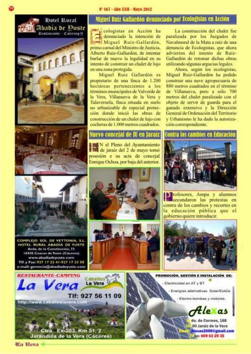 Revista La Vera nº 167 - Mayo2012 195cf_e75a