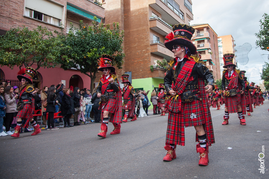 comparsa Los Infectos acelerados de Punky vamos y el culo enseñamos desfile de comparsas carnaval de Badajoz 6