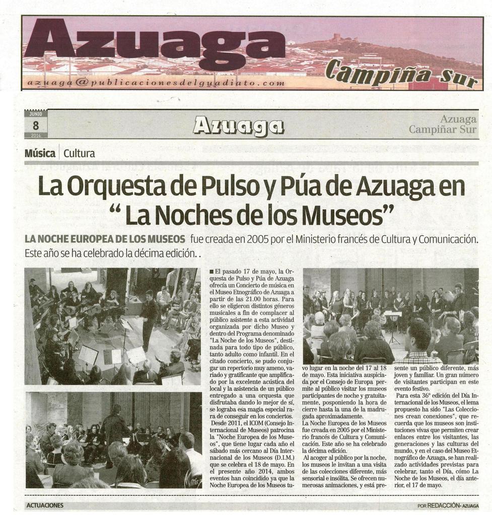 Noticias-Prensa Noticia Junio Noche Museos