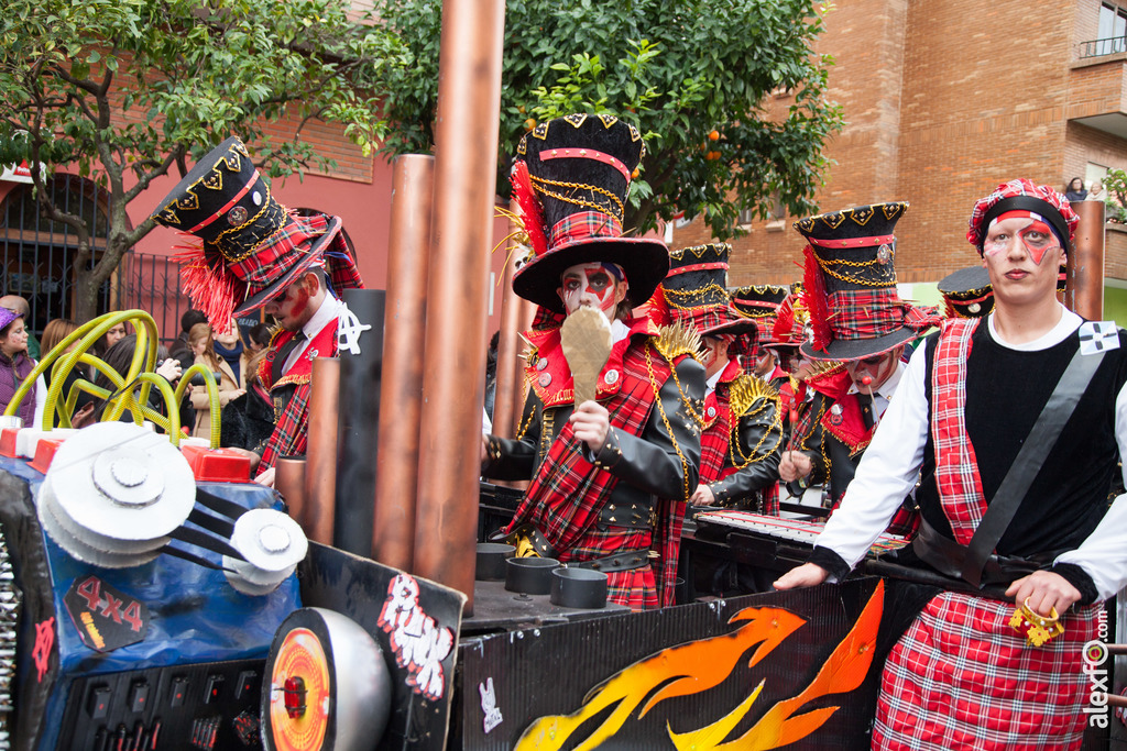 comparsa Los Infectos acelerados de Punky vamos y el culo enseñamos desfile de comparsas carnaval de Badajoz 16
