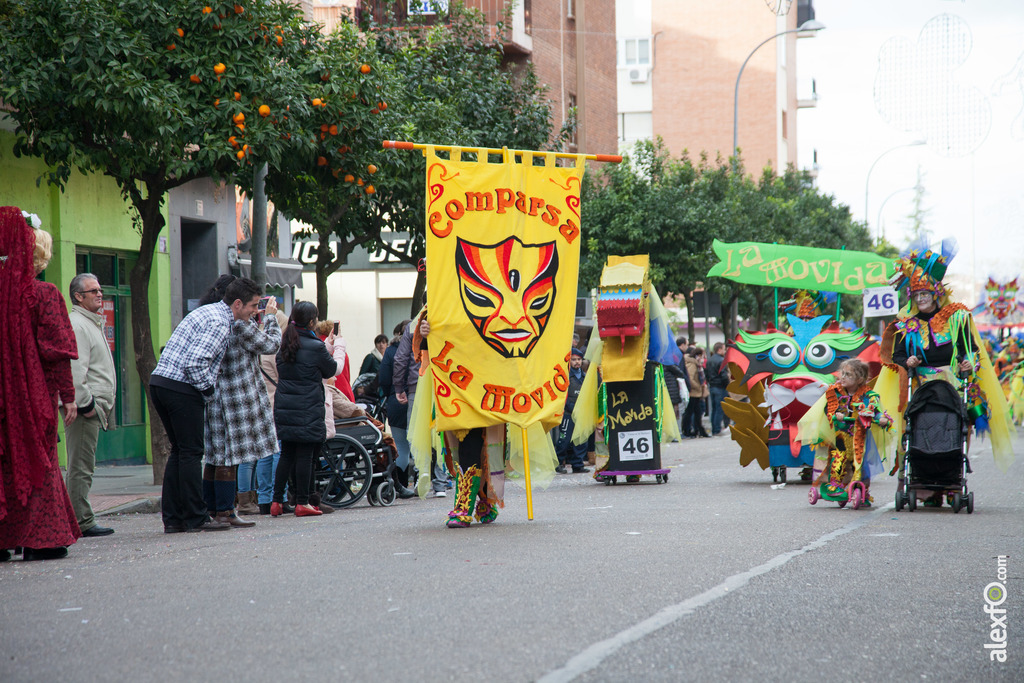 comparsa La Movida desfile de comparsas carnaval de Badajoz 2