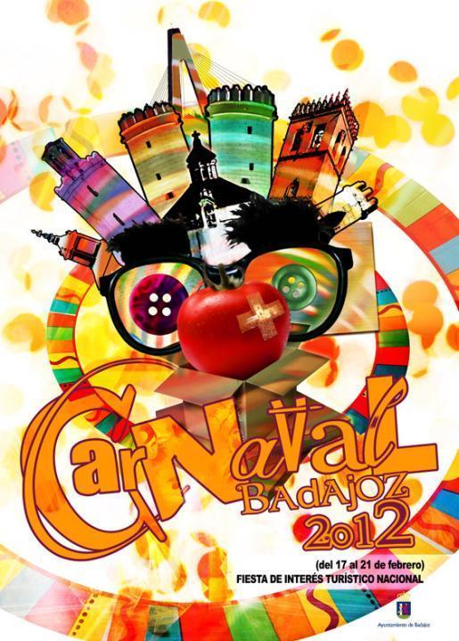 ALGUNOS TRABAJILLOS/// 2º Premio Cartel de Carnaval de Badajoz 2012