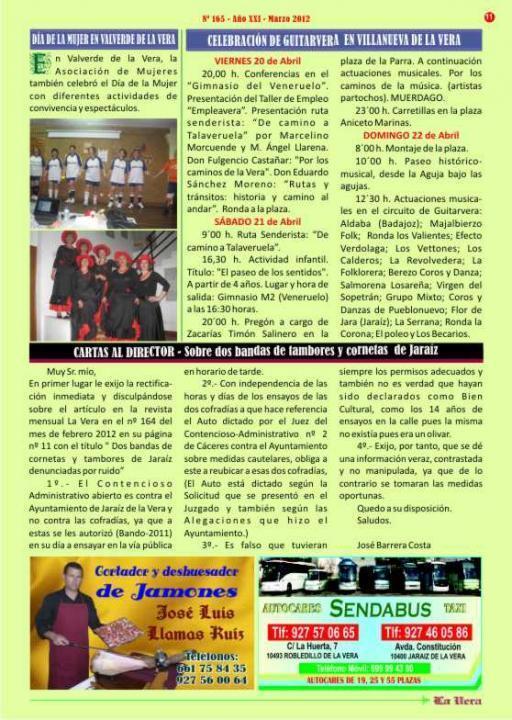 Revista La Vera nº 165 - Marzo 2012 16c12_8a2c