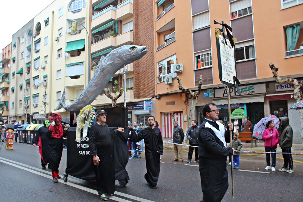 Con el Entierro de la Sardina Badajoz se ha despedido de su carnaval