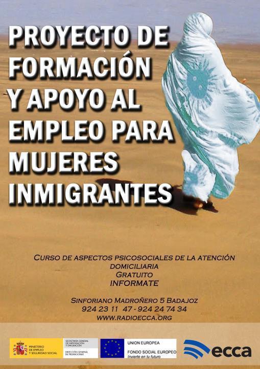 CURSOS Proyecto de Formación y Apoyo al Empleo para Mujeres Inmigrantes