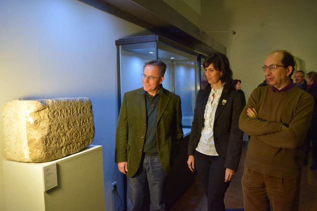 La piedra fundacional de la capital cacereña ya se puede contemplar en el Museo de Cáceres