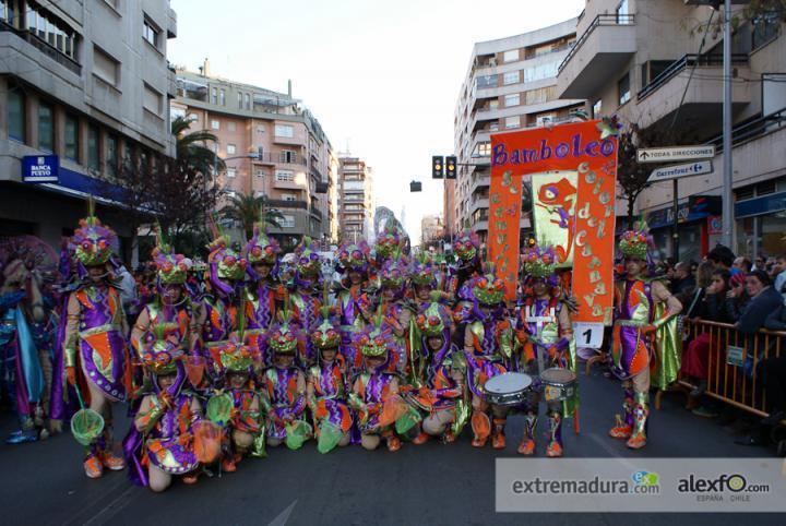 Desfile Infantil de Comparsas 2012 Comparsa Bamboleo se camufla en el color del carnaval