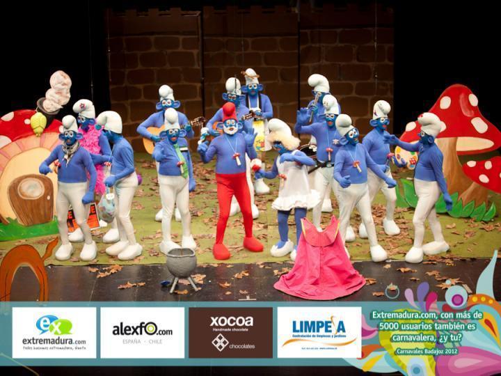 Semifinales Concurso de Murgas 2012 Murga Los 3W. Carnaval Badajoz 2012