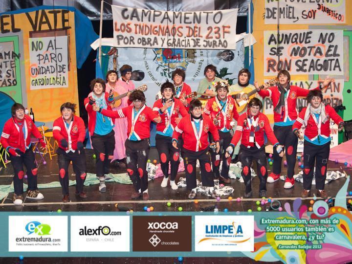 Semifinales Concurso de Murgas 2012 Murga Jarana. Carnaval Badajoz 2012
