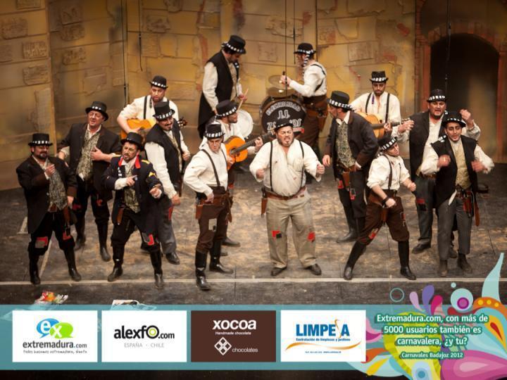 Semifinales Concurso de Murgas 2012 Murga La Emboscada.Carnaval Badajoz 2012